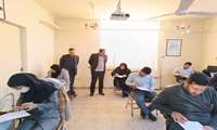 بازدیدمدیریتی ازآزمون فینال دانش آموزان گروه ۲۲ آموزشگاه بهورزی 